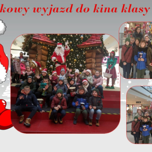 Mikołajkowy wyjazd do kina klas III-IV