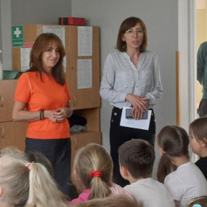 Pierwsze ze spotkań z cyklu „Inspirujące Ścieżki Zawodowe” dla klas I-VIII.