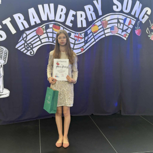 Sukces Natalii w konkursie "Strawberry Song"!