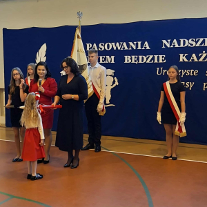 Uroczyste ślubowanie pierwszoklasistów