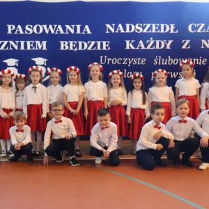 Uroczyste ślubowanie pierwszoklasistów