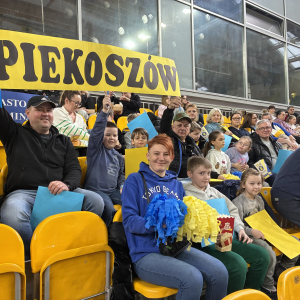 Nasi uczniowie na meczu Superligi piłki ręcznej pomiędzy Industrią Kielce, a Zagłębiem Lubin