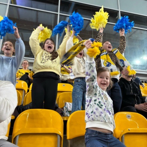 Nasi uczniowie na meczu Superligi piłki ręcznej pomiędzy Industrią Kielce, a Zagłębiem Lubin