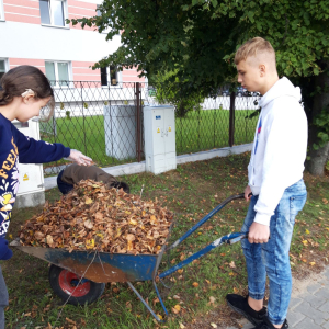 Klasa VII Podczas sprzatania świata